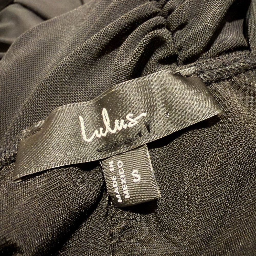 Lulus Elegant Black Off-Shoulder Dress - Picture 4 of 4
